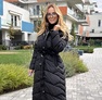 New Reby fekete – Hosszított steppelt női kabát – Innova Fashion – 2. kép